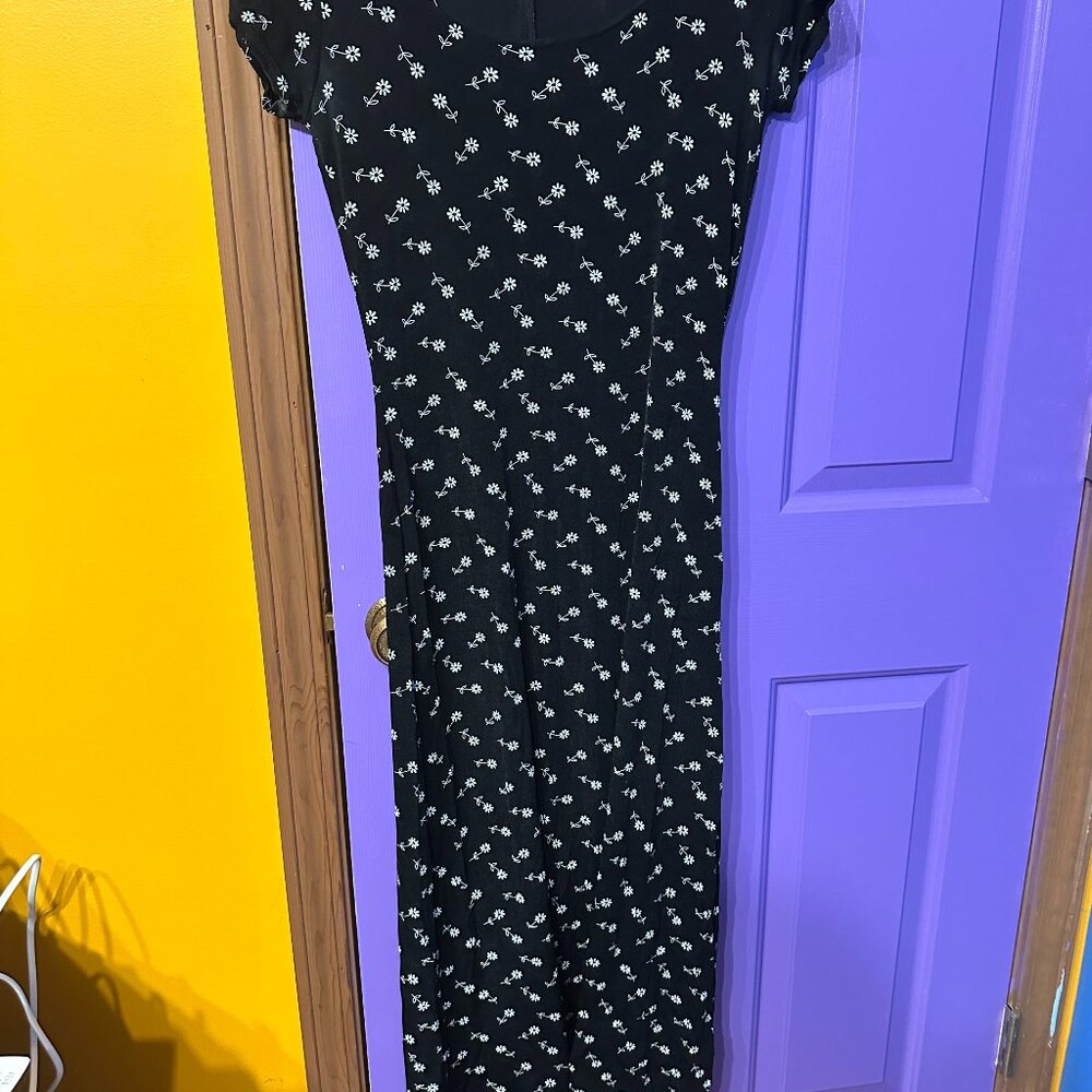 Black and white dress